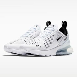 Womens Nike Air Max 270 White Black White AH6789-100 Size 8.5